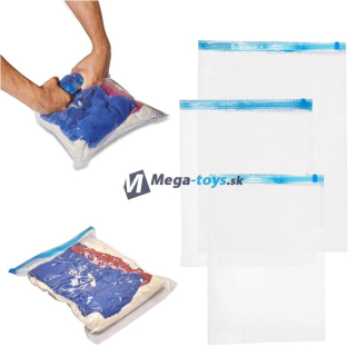 Vákuové vrecká 9 kusov 3 veľkosti 35x50cm, 40x50cm, 50x70cm