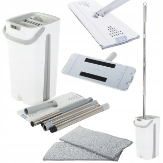 Magický mop s dvojkomorovým žmýkacím vedrom