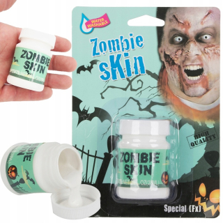 Halloween zombie make-up 28 ml – biely podklad na efekt mŕtvej kože