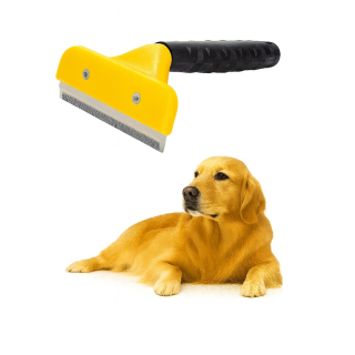 Trimmer kartáčovací hrebeň 10 cm žltý